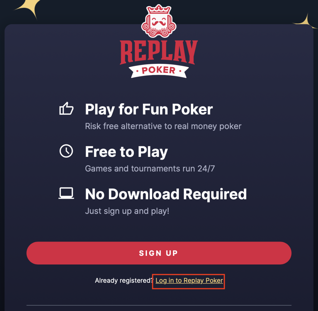 Replay Poker Login