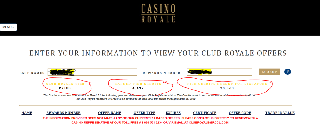 Casino Royale Offers