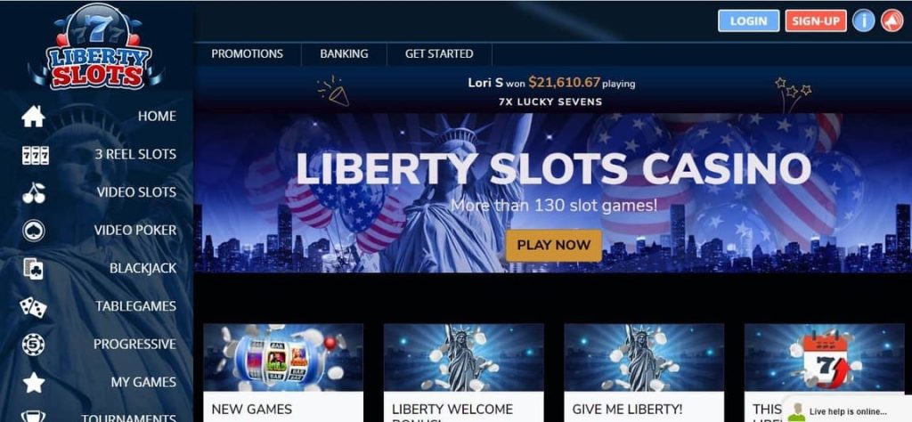 Liberty Casino Login
