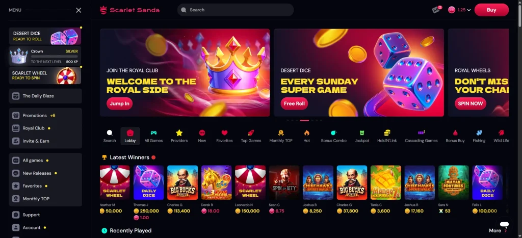 Quick & Safe Scarlet Sands Casino Login Methods Scarlet Sands Casino Login