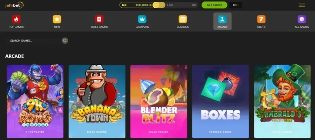 Jefebet Casino Login