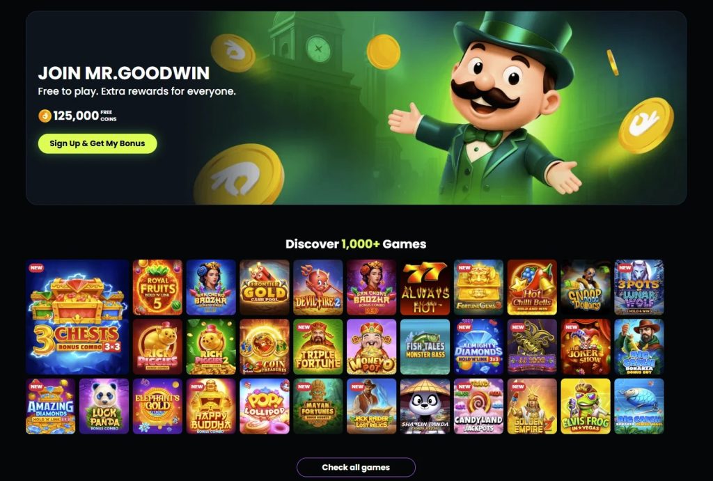 Mr Goodwin Casino: A Comprehensive Guide to Features, Games, and User Experience